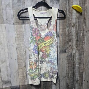 Julie's Closet Vintage Y2K Tattoo Style Graphic Tank Top
